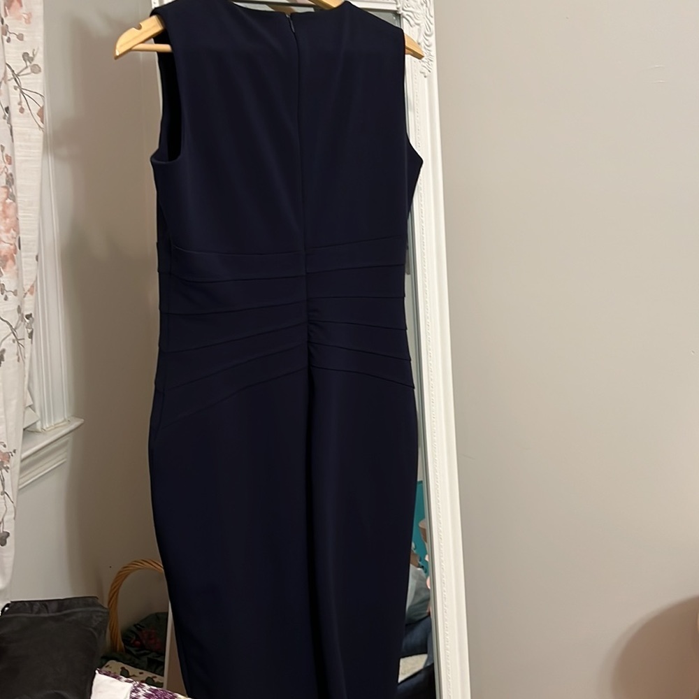 178 Ivanka Trump dark blue dress - Picture 4 of 12